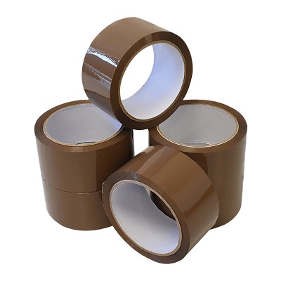 12 x Rolls Brown Packing Parcel Tape 48mm x 66M